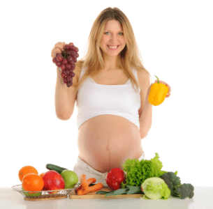 Обложка курса "Секреты правильного питания для будущей мамы"