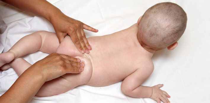 массаж попы новорожденного