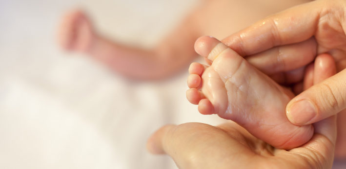 массаж стопы новорожденного