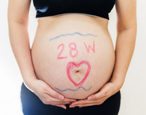 беременная 28 недель