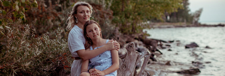 Людмила Шарова с дочерью