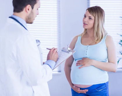 беременная у врача