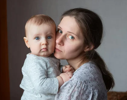 мама с малышом