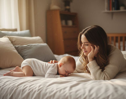 малыш ползет во сне